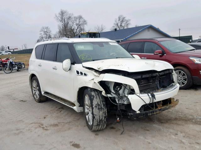 JN8AZ2NC1D9330275 - 2013 INFINITI QX56 WHITE photo 1