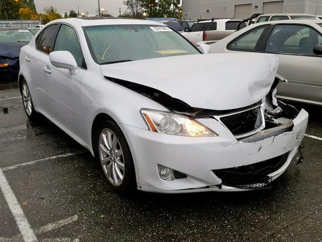 JTHBK262482081025 - 2008 LEXUS IS 250 WHITE photo 1