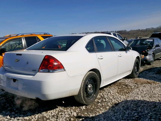 2G1WD5E34E1158490 - 2014 CHEVROLET IMPALA LIM WHITE photo 4