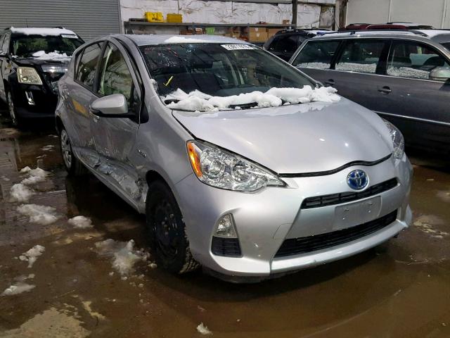 JTDKDTB32D1531299 - 2013 TOYOTA PRIUS C SILVER photo 1