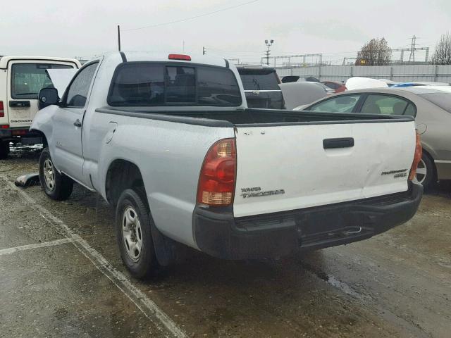 5TENX22N98Z480038 - 2008 TOYOTA TACOMA SILVER photo 3