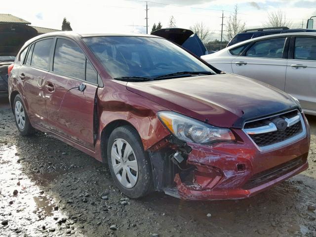 JF1GPAA64CH214455 - 2012 SUBARU IMPREZA BA RED photo 1