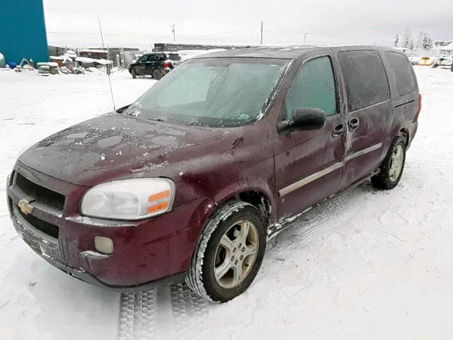 1GNDV23128D171783 - 2008 CHEVROLET UPLANDER L მუქწითელი ფოტო 2