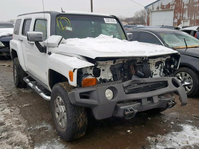 5GTDN13E278129846 - 2007 HUMMER H3 WHITE photo 1