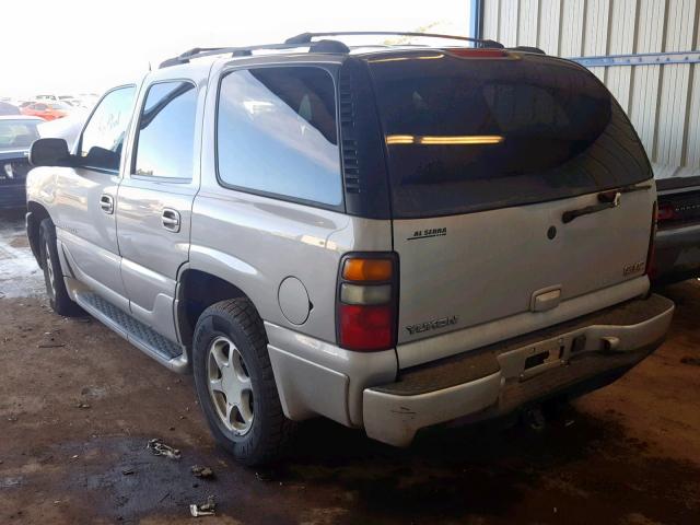 1GKEK63U55J163105 - 2005 GMC YUKON DENA GRAY photo 3