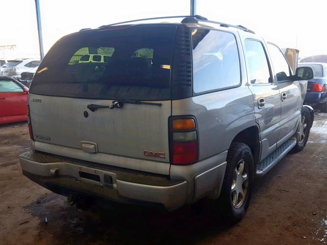 1GKEK63U55J163105 - 2005 GMC YUKON DENA GRAY photo 4