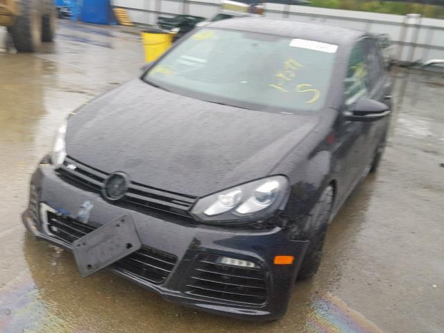 WVWPF7AJ5CW305301 - 2012 VOLKSWAGEN GOLF R BLACK photo 2