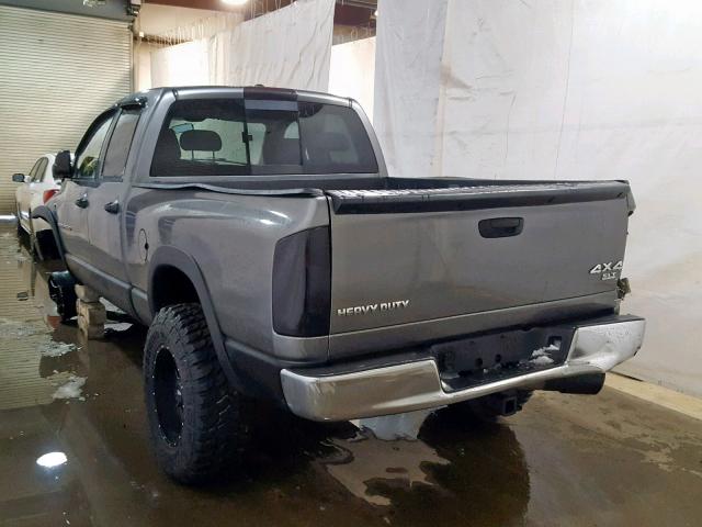 1D7KS28C66J122643 - 2006 DODGE RAM 2500 S GRAY photo 3