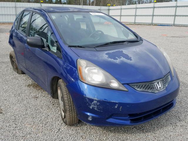 JHMGE88219S011982 - 2009 HONDA FIT BLUE photo 1