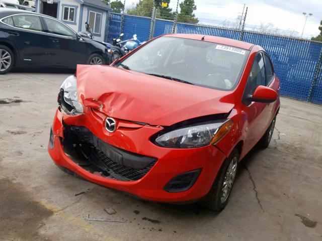 JM1DE1KZ4E0187366 - 2014 MAZDA MAZDA2 SPO 红色 照片 2