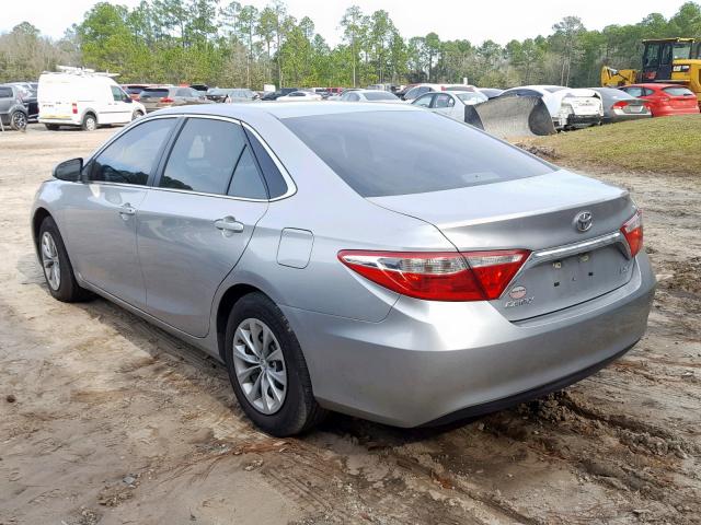 4T1BF1FK1FU102667 - 2015 TOYOTA CAMRY LE SILVER photo 3