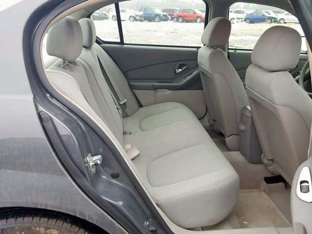 1G1ZS58F97F194762 - 2007 CHEVROLET MALIBU LS GRAY photo 6