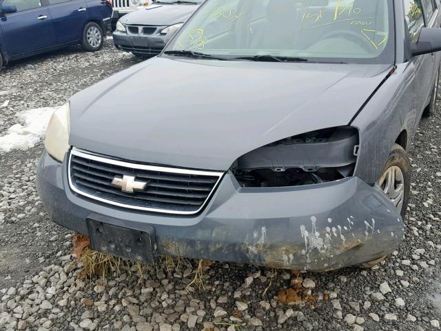 1G1ZS58F97F194762 - 2007 CHEVROLET MALIBU LS GRAY photo 9