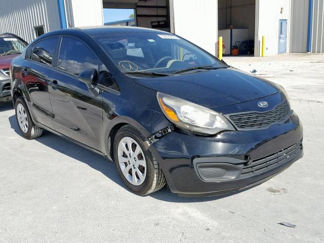 KNADM4A31D6204554 - 2013 KIA RIO LX BLACK photo 1