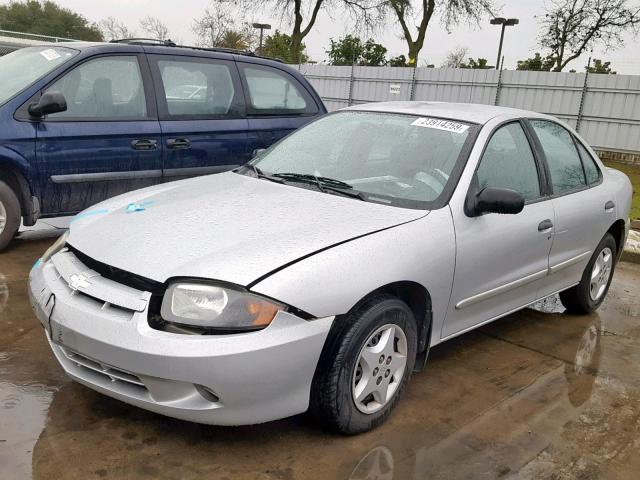 1G1JC52F947263507 - 2004 CHEVROLET CAVALIER SILVER photo 2