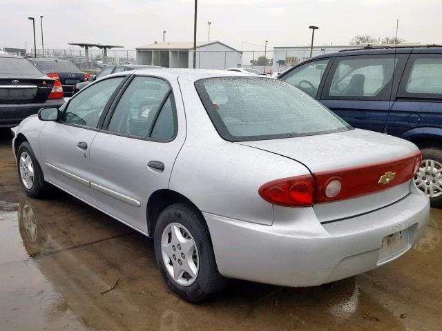 1G1JC52F947263507 - 2004 CHEVROLET CAVALIER SILVER photo 3