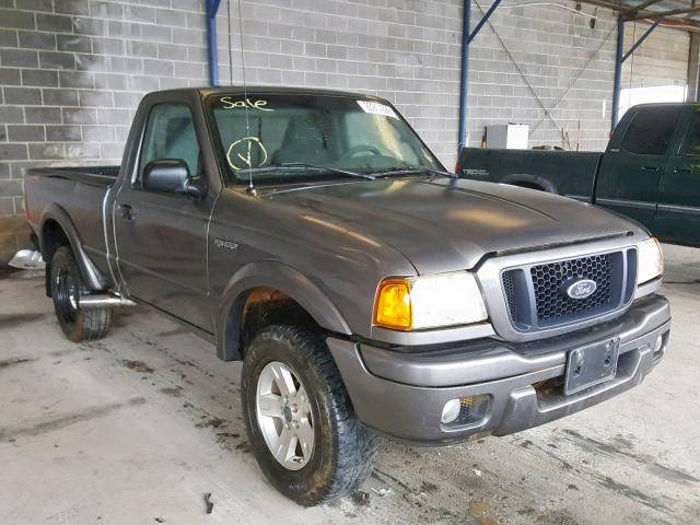 1FTYR10U85PA50743 - 2005 FORD RANGER GRAY photo 1