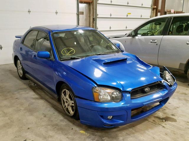 JF1GD29654H510721 - 2004 SUBARU IMPREZA WR BLUE photo 1