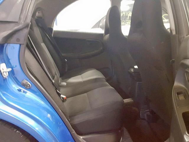 JF1GD29654H510721 - 2004 SUBARU IMPREZA WR BLUE photo 6