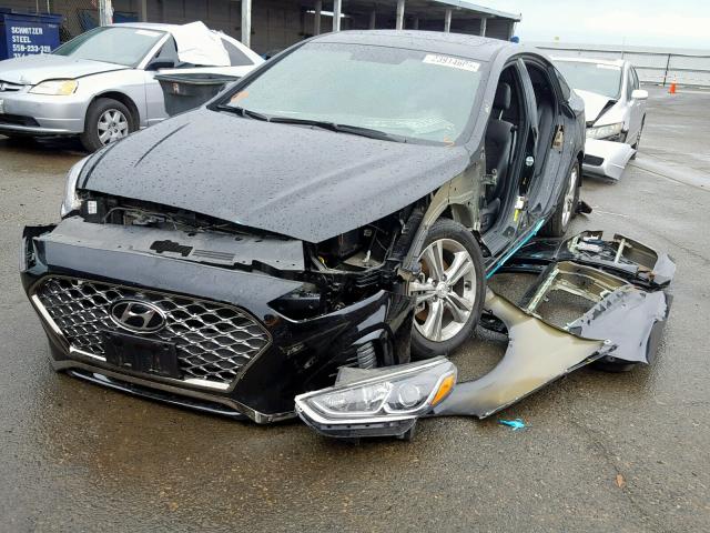 5NPE34AF8JH676062 - 2018 HYUNDAI SONATA SPO BLACK photo 2