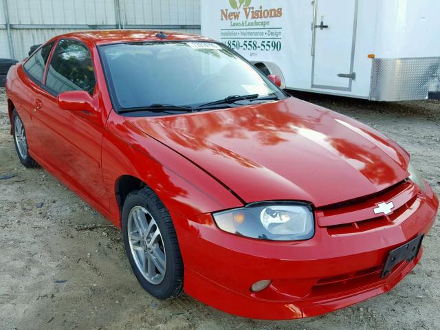 1G1JH12F537290535 - 2003 CHEVROLET CAVALIER L RED photo 1