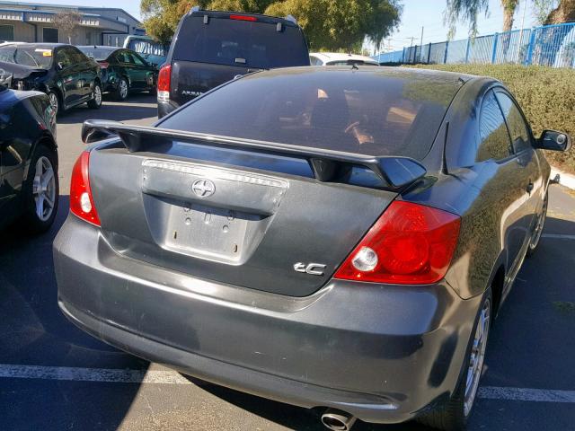 JTKDE177360084246 - 2006 TOYOTA SCION TC ნაცრისფერი ფოტო 4