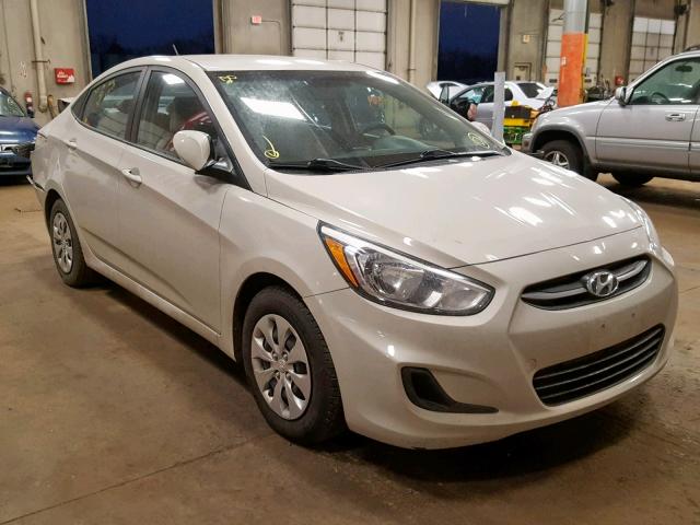 KMHCT4AE8GU112291 - 2016 HYUNDAI ACCENT SE BEIGE photo 1