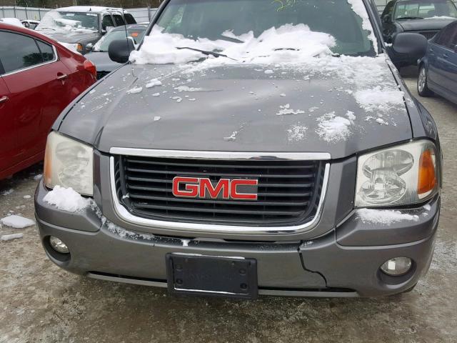 1GKDT13S552201016 - 2005 GMC ENVOY GRAY photo 9