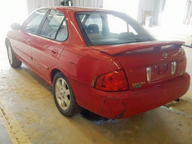 3N1CB51DX6L502812 - 2006 NISSAN SENTRA 1.8 RED photo 3