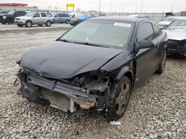 1G1AP11PX67798727 - 2006 CHEVROLET COBALT SS BLACK photo 2