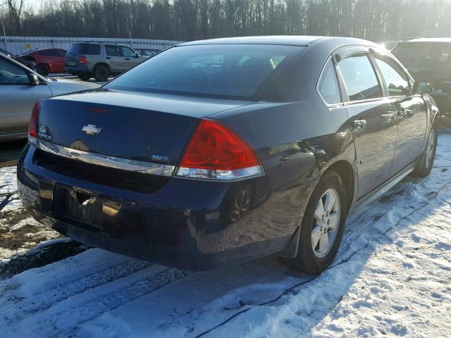 2G1WF5EKXB1107881 - 2011 CHEVROLET IMPALA LS BLUE photo 4