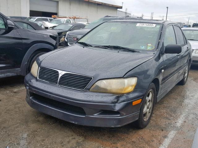 JA3AJ86E93U040768 - 2003 MITSUBISHI LANCER OZ GRAY photo 2