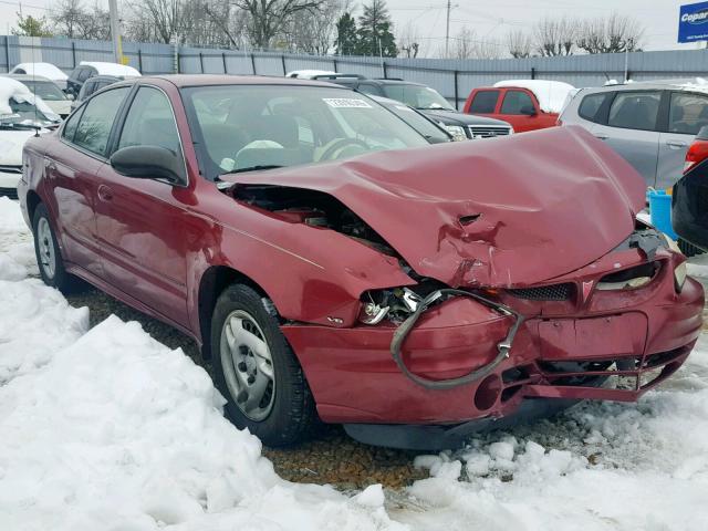 1G2NE52E75M141553 - 2005 PONTIAC GRAND AM S MAROON photo 1