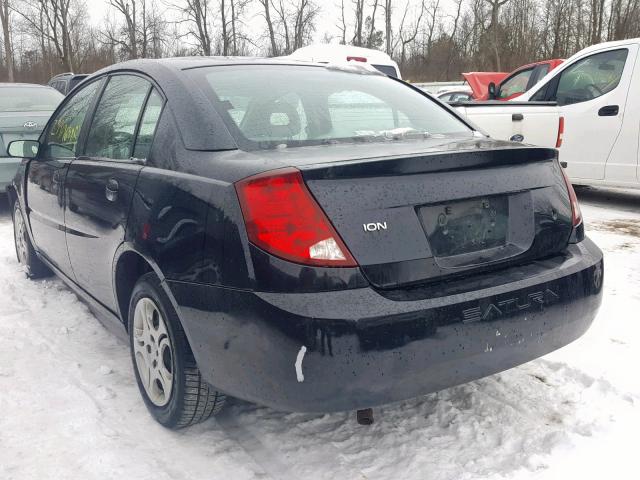 1G8AJ52F05Z127974 - 2005 SATURN ION LEVEL BLACK photo 3