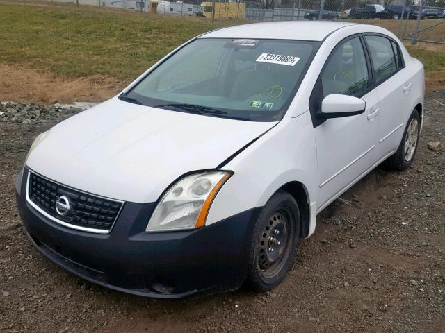 3N1AB61E58L664128 - 2008 NISSAN SENTRA 2.0 WHITE photo 2