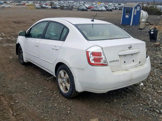 3N1AB61E58L664128 - 2008 NISSAN SENTRA 2.0 WHITE photo 3