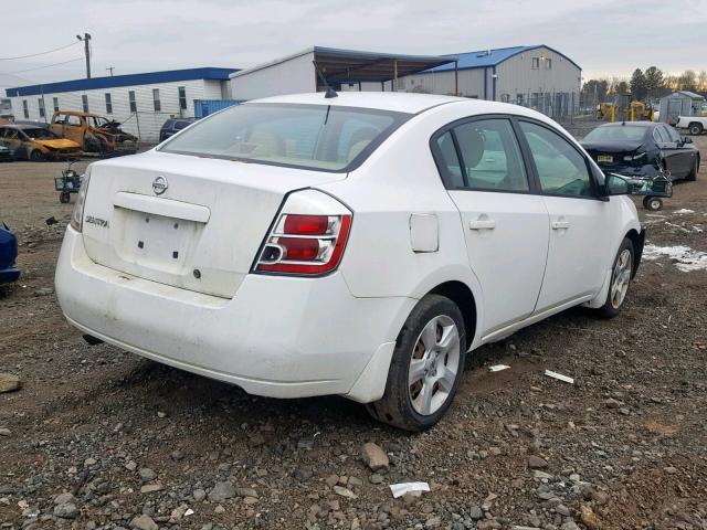 3N1AB61E58L664128 - 2008 NISSAN SENTRA 2.0 WHITE photo 4