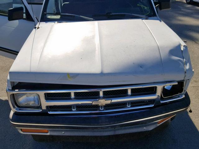 1GNCS13W8P2174921 - 1993 CHEVROLET BLAZER S10 WHITE photo 7