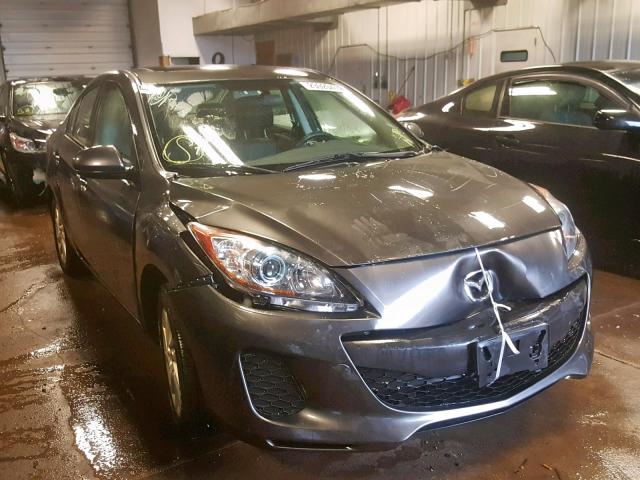 JM1BL1W77C1642028 - 2012 MAZDA 3 I GRAY photo 1