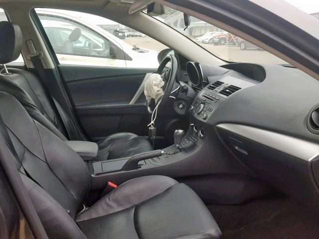 JM1BL1W77C1642028 - 2012 MAZDA 3 I GRAY photo 5