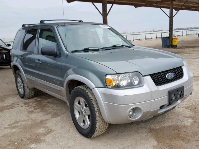 1FMCU95H25KC96389 - 2005 FORD ESCAPE HEV GREEN photo 1