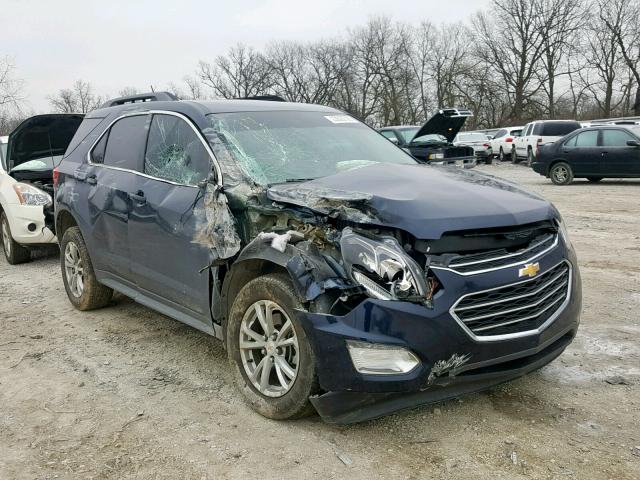 2GNFLFEK5H6310511 - 2017 CHEVROLET EQUINOX LT ლურჯი ფოტო 1