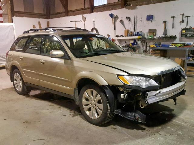 4S4BP86C184329553 - 2008 SUBARU OUTBACK 3. TAN photo 1