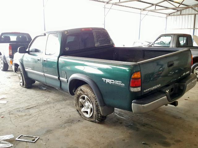 5TBBT44182S303823 - 2002 TOYOTA TUNDRA ACC GREEN photo 3