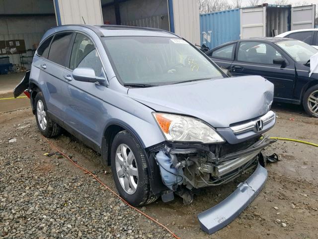 5J6RE38798L004645 - 2008 HONDA CR-V EXL BLUE photo 1