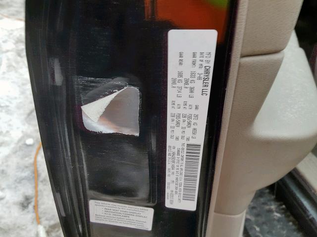 1A8HW582X8F140644 - 2008 CHRYSLER ASPEN LIMI BLACK photo 10