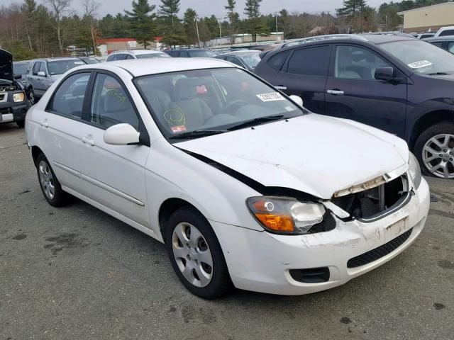 KNAFE222495598192 - 2009 KIA SPECTRA EX WHITE photo 1