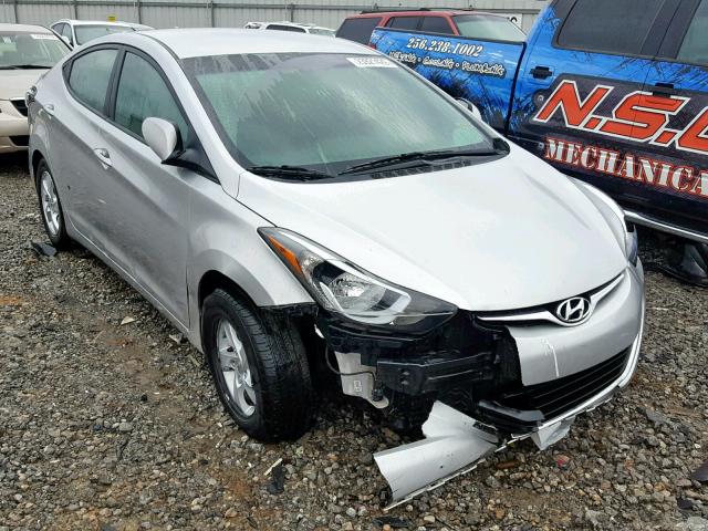 5NPDH4AE5FH580370 - 2015 HYUNDAI ELANTRA SE SILVER photo 1