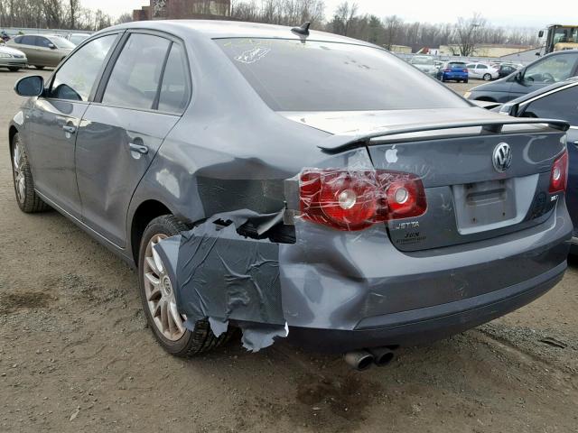 3VWRJ71K98M122293 - 2008 VOLKSWAGEN JETTA WOLF GRAY photo 3