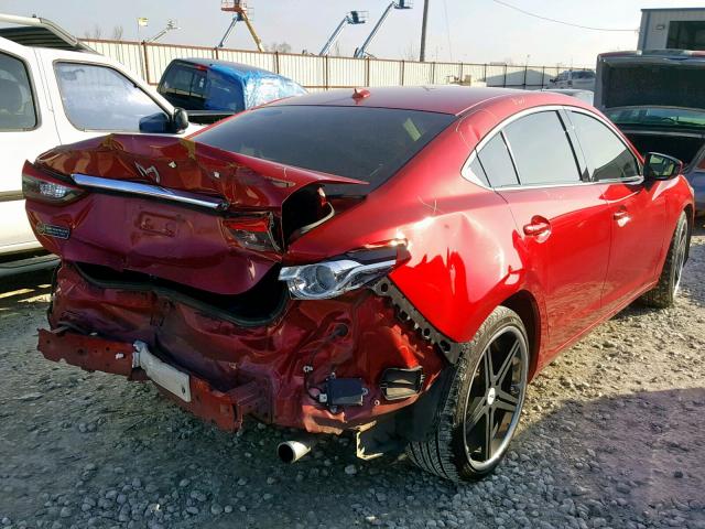 JM1GJ1W59E1104122 - 2014 MAZDA 6 GRAND TO RED photo 4